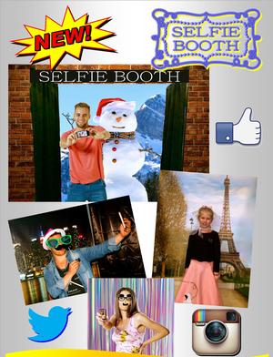 Selfie Booth Photo Backdrop(s) with Props